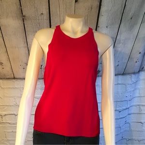 Ladies fuschia tank sweater by Chico, size 2